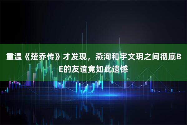 重温《楚乔传》才发现，燕洵和宇文玥之间彻底BE的友谊竟如此遗憾